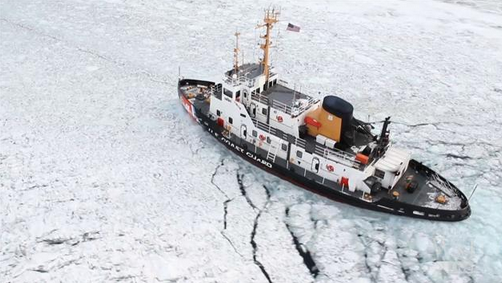 Sea ice photo, ship